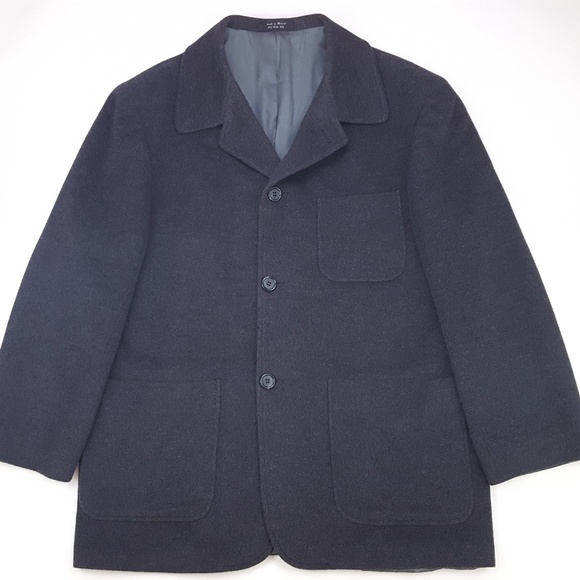 Perry Ellis Other - Perry Ellis Portfolio Coat 44R Gray Lambswool Ango